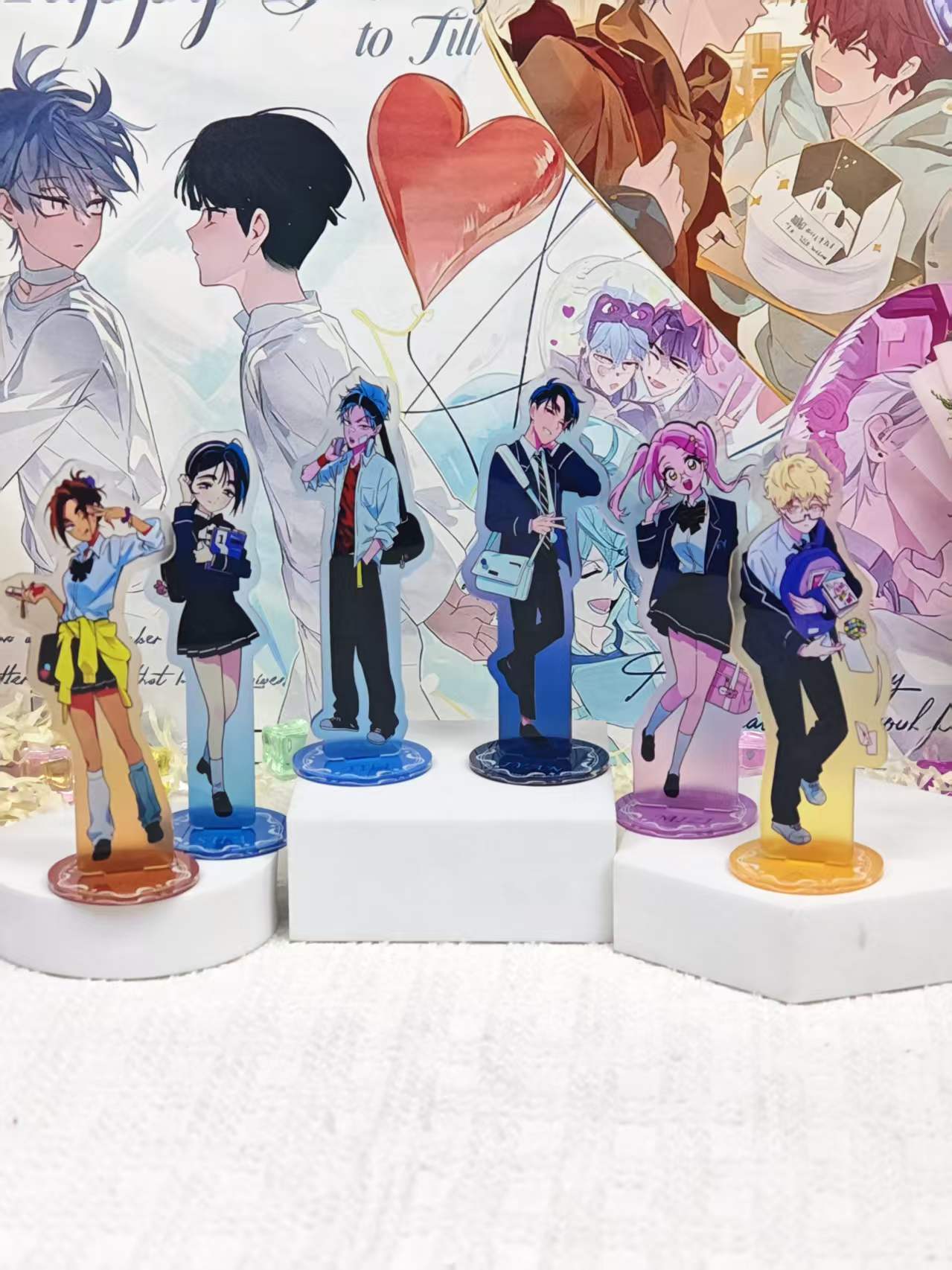 Conjunto de suportes de acríli - Anime Merchandise Collection avaliação e preço