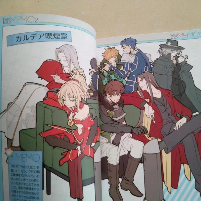2 livros Fate GO MEMO 1 2 Art  - Fate Anime Merchandise avaliação e preço